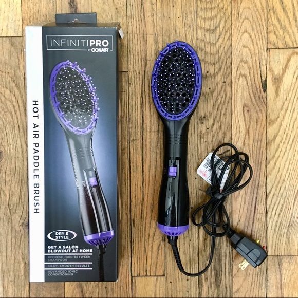 Conair Accessories - Conair InfinitiPRO Hot Air Paddle Brush Purple